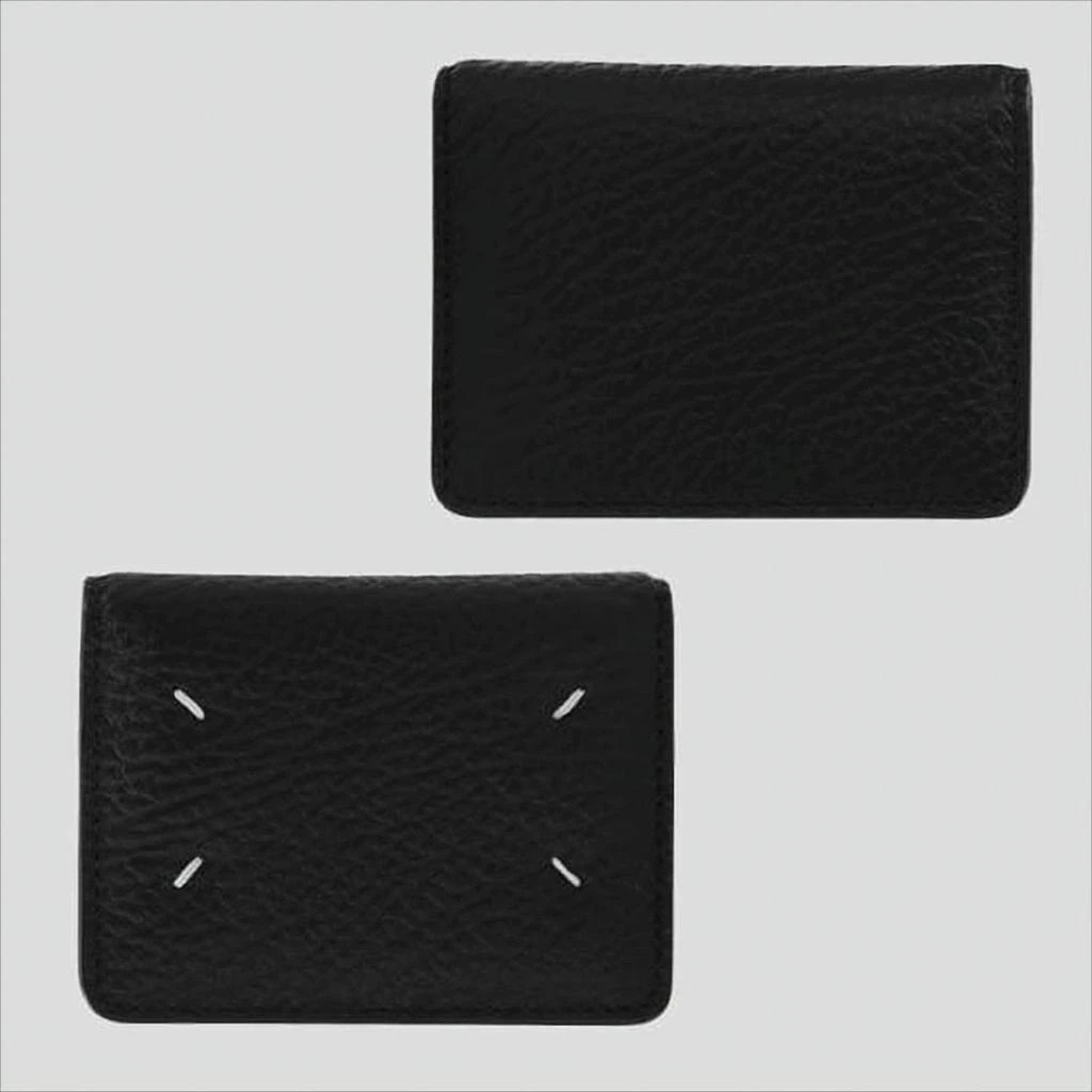 MAISON MARGIELA Rectangular Wallet in Textured Calf Leather 3
