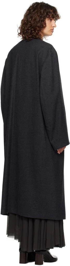 Lemaire Gray Maxi Double Breasted Coat 3
