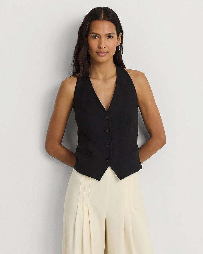 Lauren Ralph Lauren Button Front Vest 4