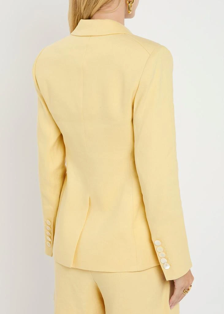 VERONICA BEARD Miller Dickey linen-blend blazer 3