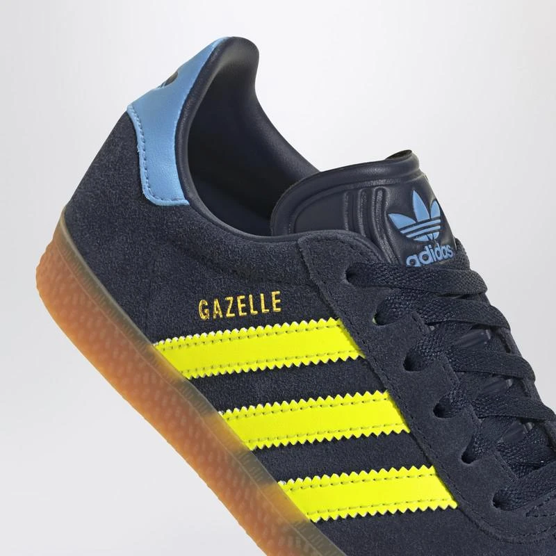 Adidas Gazelle Night Indigo/Solar Yellow/Light Blue Sneaker 5