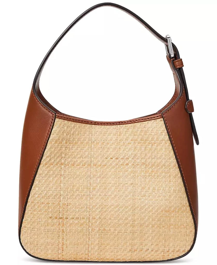 Ralph Lauren Raffia Mini Tanner Shoulder Bag 5