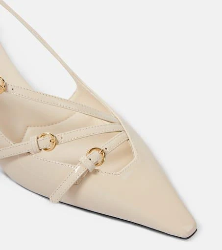Miu Miu Patent leather slingback pumps 6