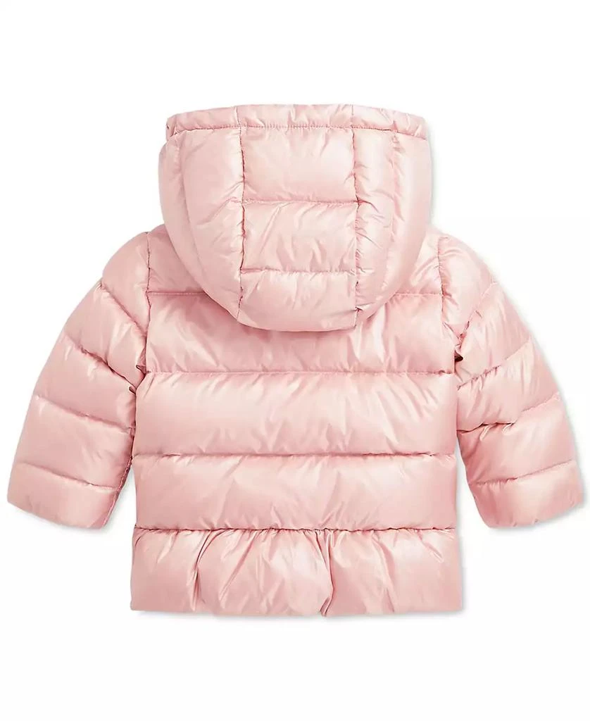 Ralph Lauren Baby Metallic Peplum Bomber Coat 3