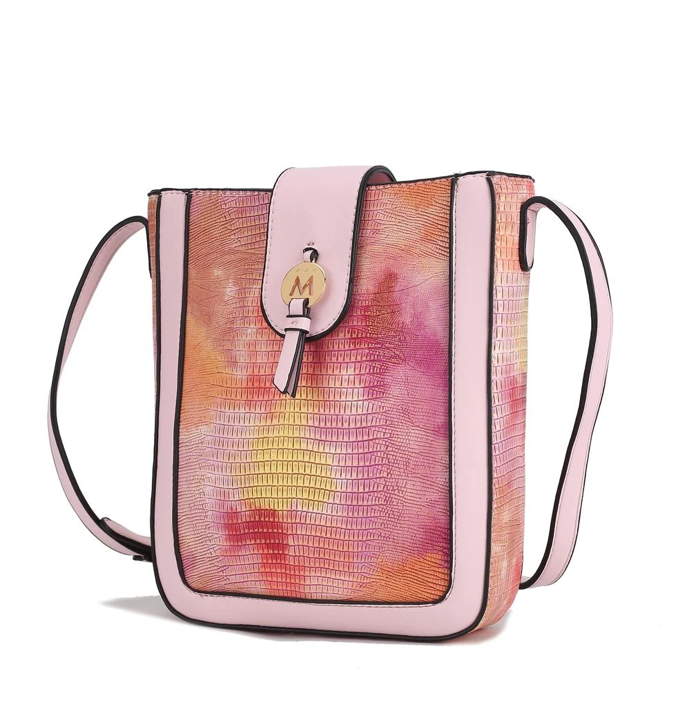 MKF Collection By Mia K. Molly Croco Crossbody Handbag for Women 8