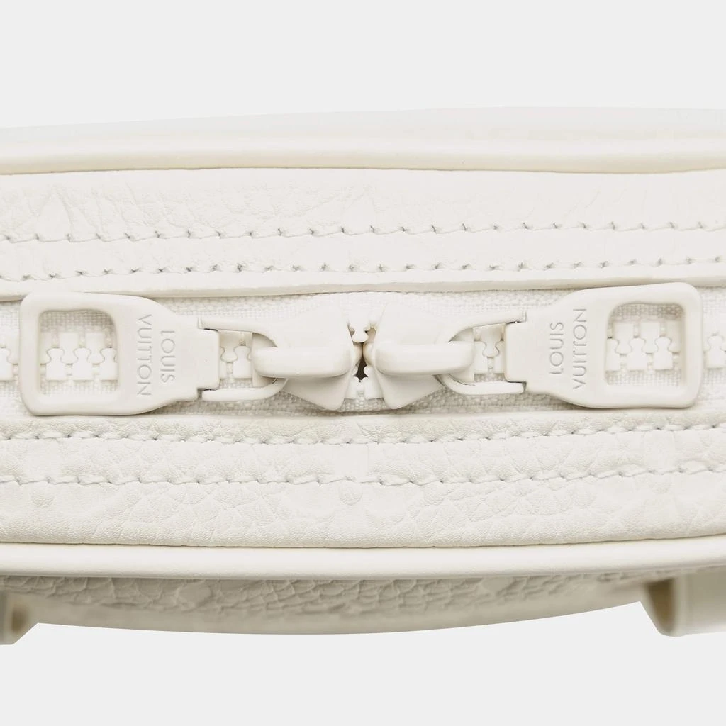 Louis Vuitton Louis Vuitton White Monogram Taurillon Leather Utility Side Bag 6