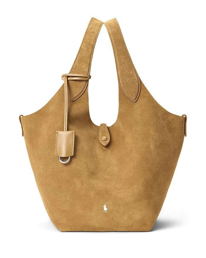 Ralph Lauren Polo Play Suede Medium Tote