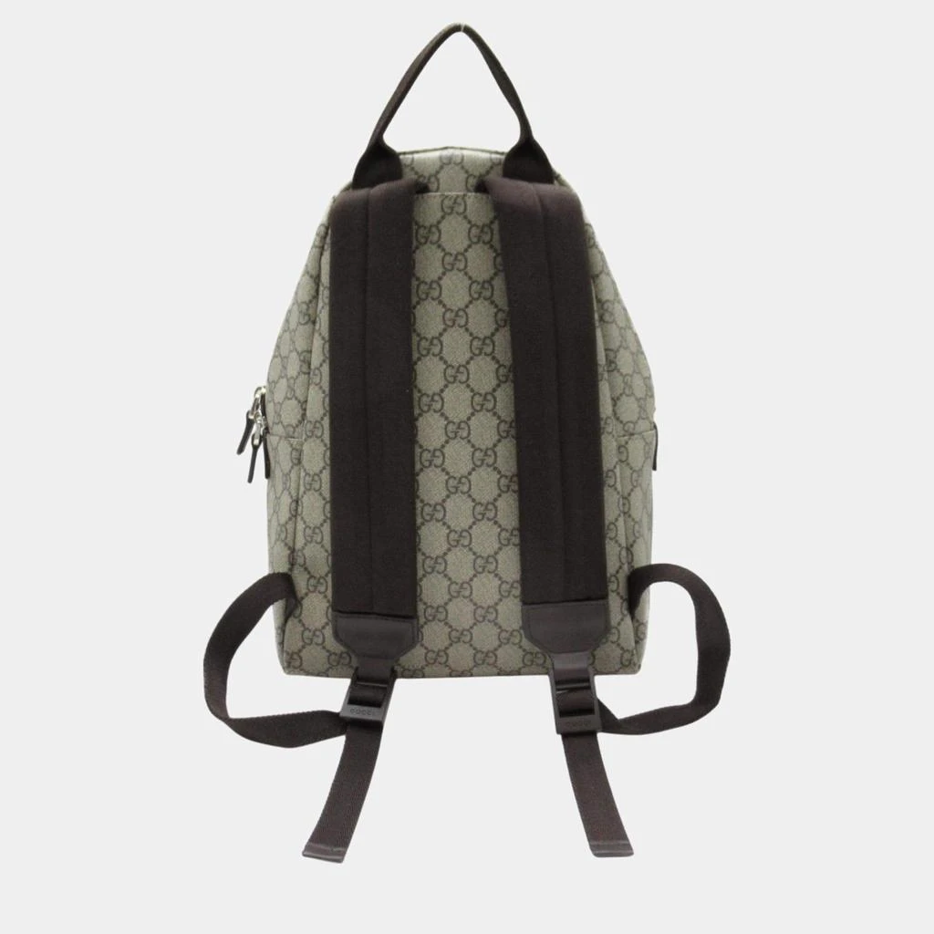 Gucci Gucci Brown GG Canvas Double G Geometric Backpack 3