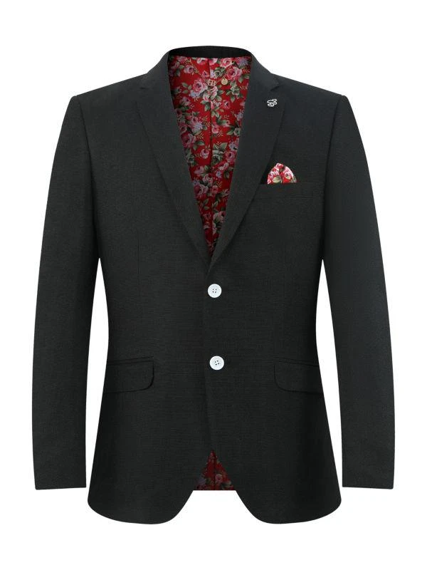 Elie Balleh Slim Fit Crosshatch Sport Coat 1