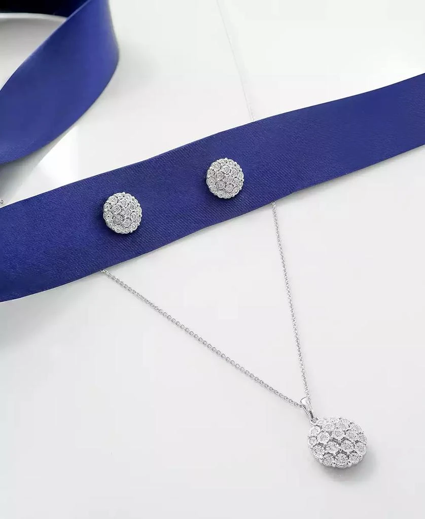 Macy's Bonus Offer: Diamond Cluster Button Stud Earrings with any $25 purchase! (Orig. $170 Value) Available in Bag with qualifying purchase. 6