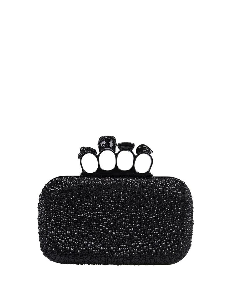 Alexander McQueen Alexander McQueen Four Ring Skull Detailed Clutch Bag 2