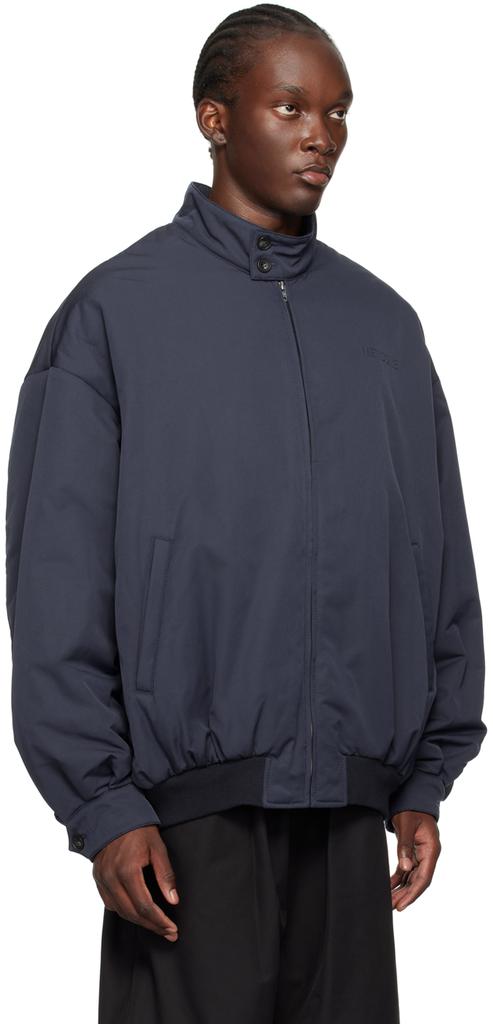 We11done Navy Harrington Jacket