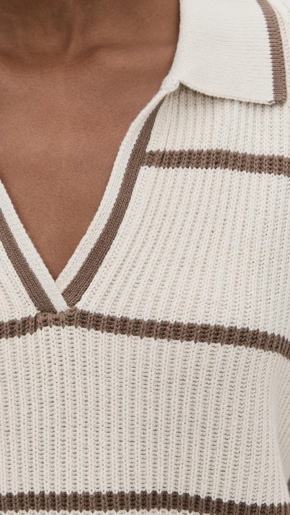 Splendid Splendid x Cella Jane Stripe Polo Sweater 5