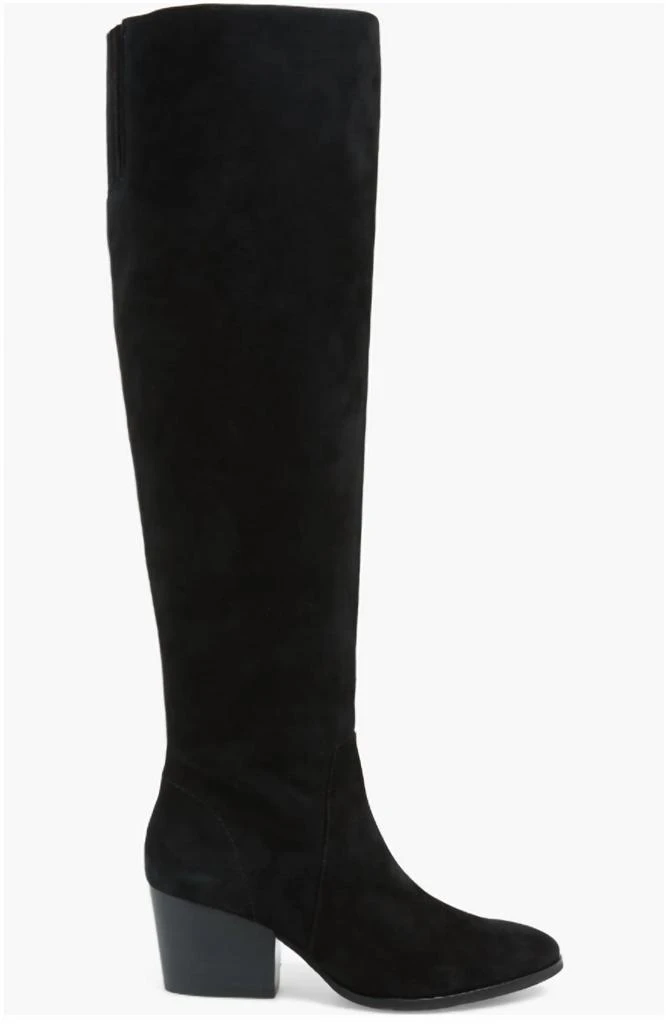Vince Camuto Vince Camuto - Women Suede Leather Block Heel Knee High Boots 3