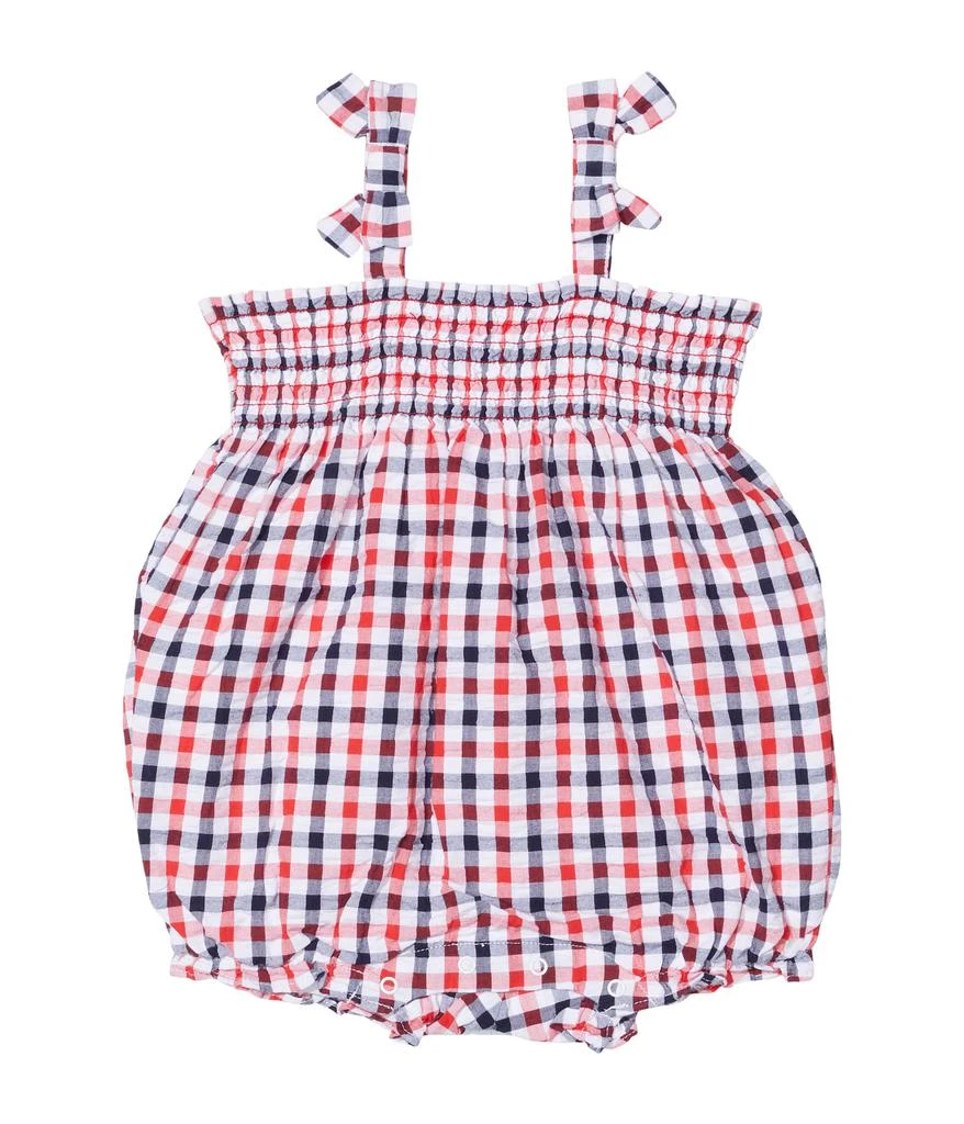 Janie and Jack Checkered Bubble One-Piece (Infant) 1