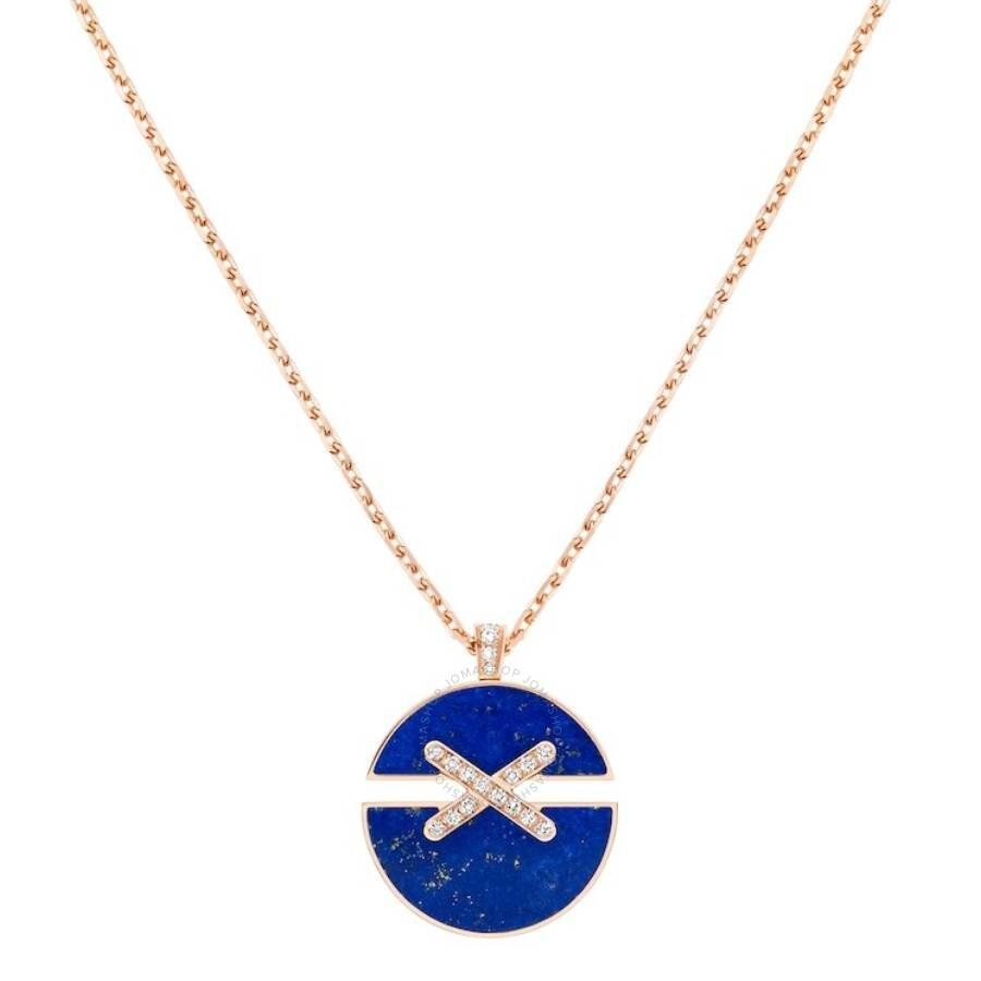 Chaumet 18K Rose Gold Jeux De Liens Harmony Diamond Necklace