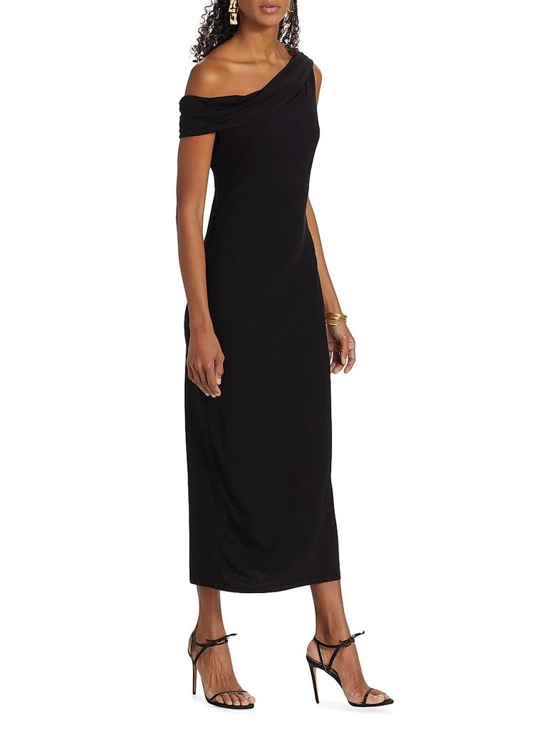 Reformation Jaman Draped One-Shoulder Midi-Dress - Dresses & Skirts -  BeyondStyle
