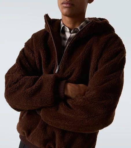 Prada Wool-blend teddy jacket 5