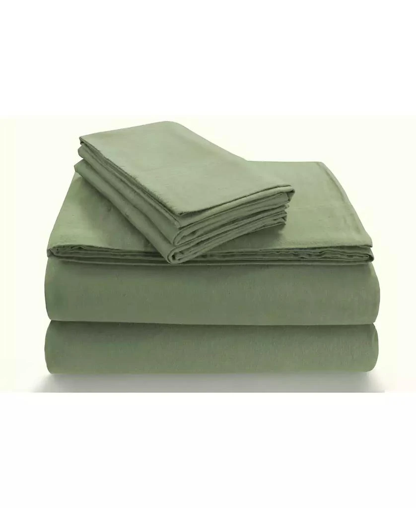 Tribeca Living Flannel Extra Deep Pocket Sheet Set, Twin 4