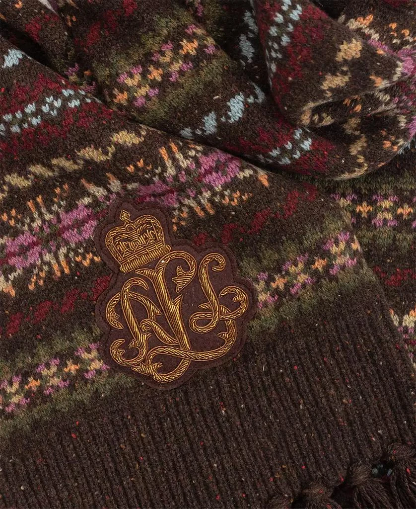 Ralph Lauren Fair Isle with Bullion Patch Scarf 2