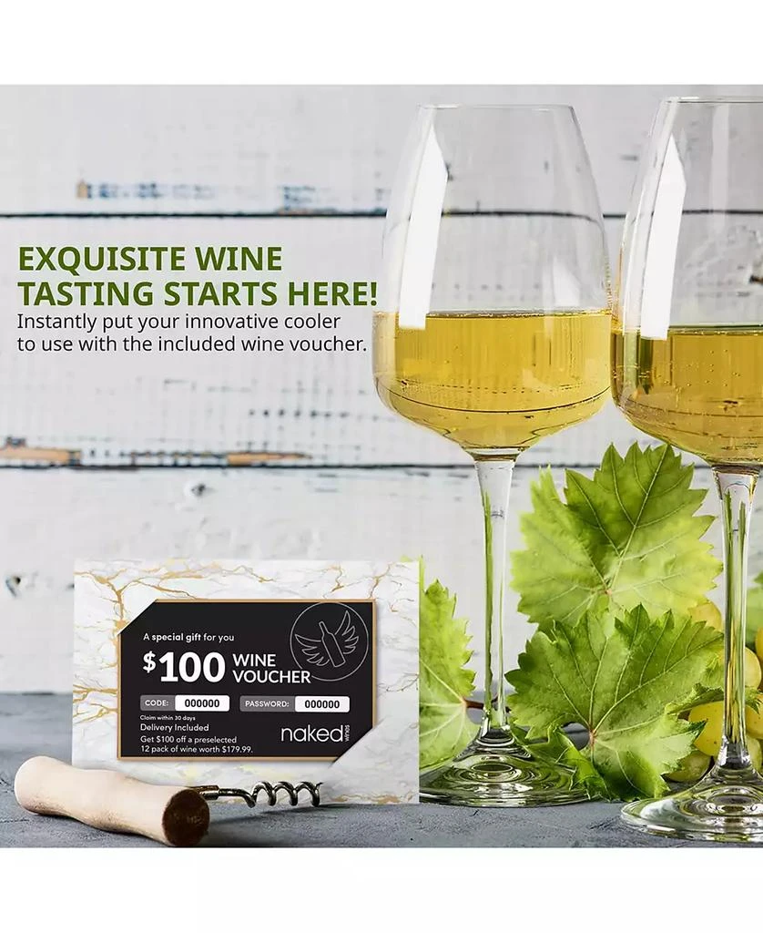 Schmécké Schmecke Wine Fridge, 28 Bottle Wine Cooler, freestanding 2