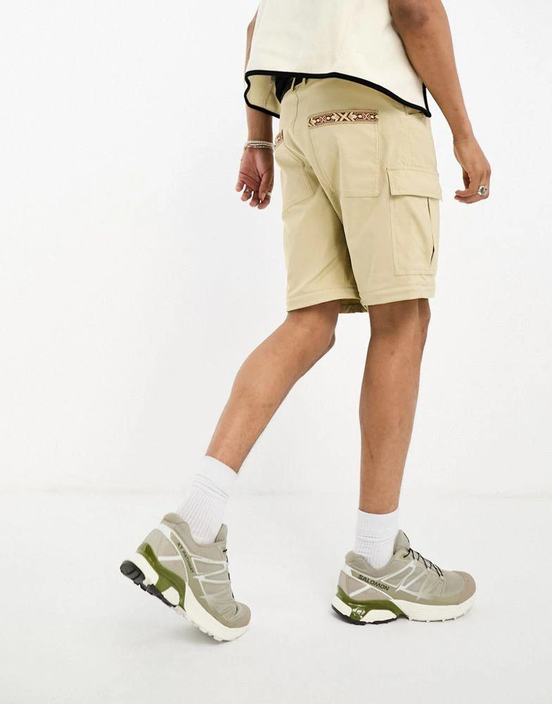 Berghaus Berghaus Dean Street unisex Dolpa zip-off cargo pants in stone 3