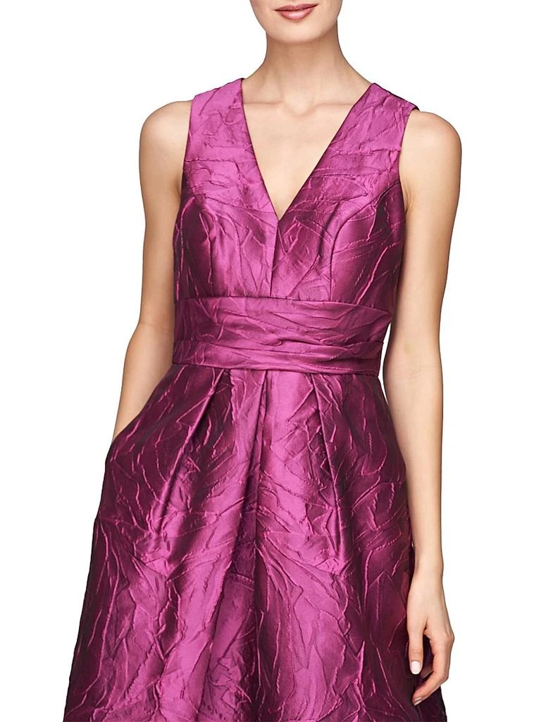 Kay Unger Mariah Jacquard Textured Gown 5