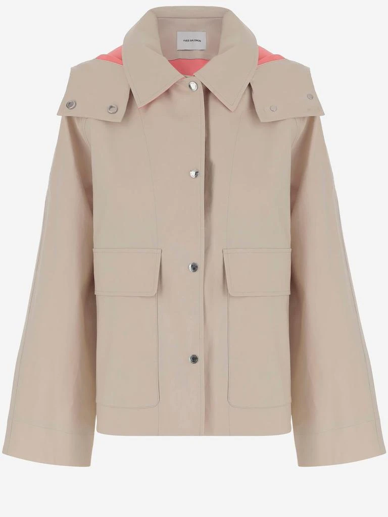 Yves Salomon Yves Salomon Hooded Utility Coat 1