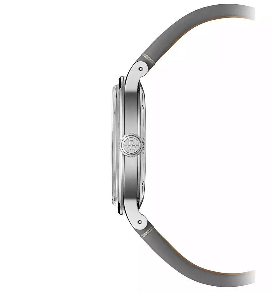 Raymond Weil Men's Swiss Automatic Millesime Moon Phase Gray Leather Strap Watch 40mm 3