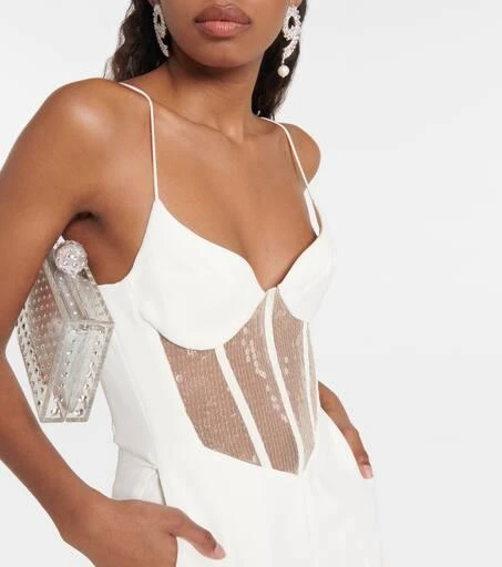 David Koma Sequined cutout cady jumpsuit 4