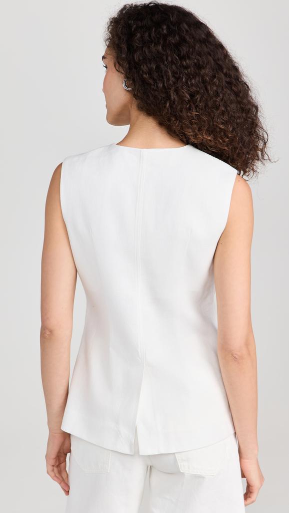 Pixie Market Tasia Linen Vest Top