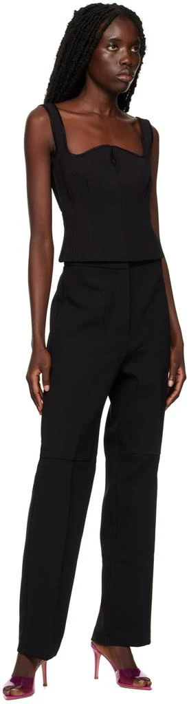 Paris Georgia Black Slouchy Suit Trousers 4