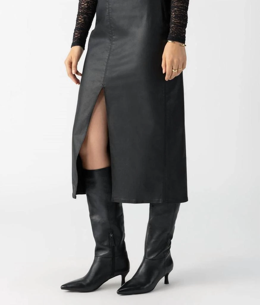 Sanctuary Sanctuary - Long Coated Midi Skirt 1
