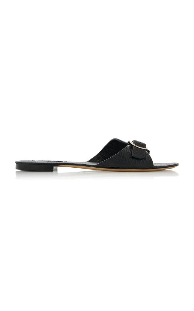 Gabriela Hearst Gabriela Hearst - Briar Leather Slide Sandals - Black - IT 36 - Moda Operandi 1