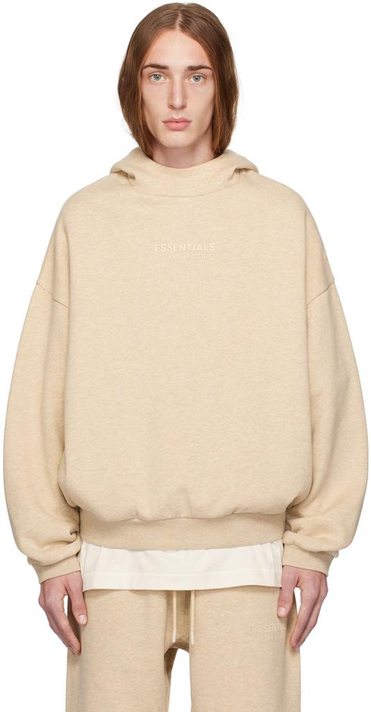 Fear of God ESSENTIALS Beige Bonded Hoodie