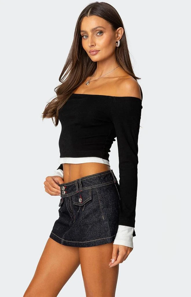 Edikted Jovi Layered Off Shoulder Top 3