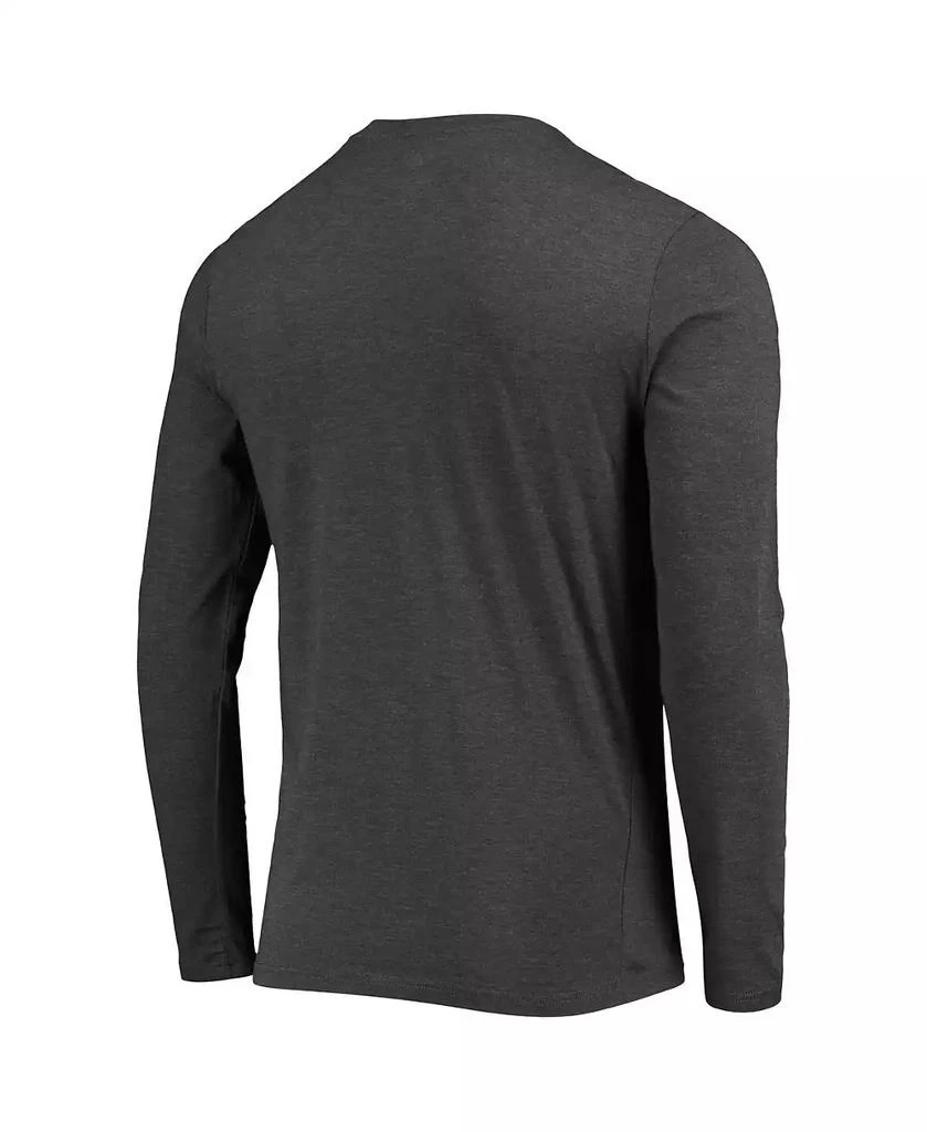 Concepts Sport Men's Maroon, Heathered Charcoal Distressed Montana Grizzlies Meter Long Sleeve T-shirt and Pants Sleep Set 2