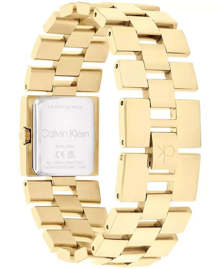 Calvin Klein Women's CK Meridian Gold Tone Stainless Steel Bracelet Watch, 22mm 3