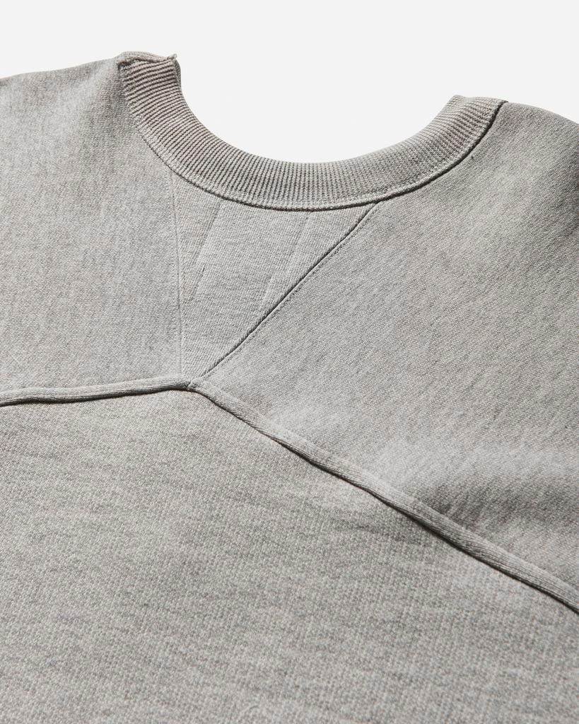 CHAMPION Men's True To Archives "Rabart" Crewneck Sweatshirt Silver Grey 3
