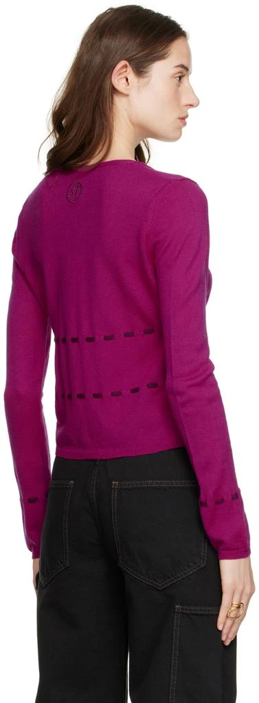 Saks Potts Purple Margrethe Cardigan 3