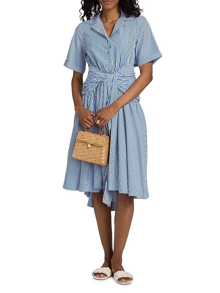 Rosie Assoulin Stripe Tie Shirtdress 3