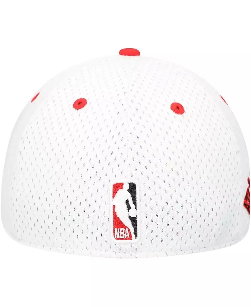 New Era Men's White/Red Atlanta Hawks Throwback 2Tone 59FIFTY Fitted Hat 2