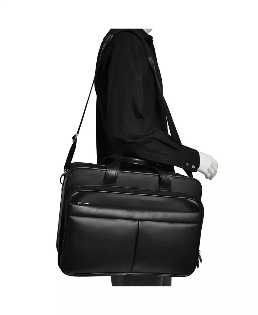 McKlein Walton 17" Laptop Briefcase with Removable Sleeve 8