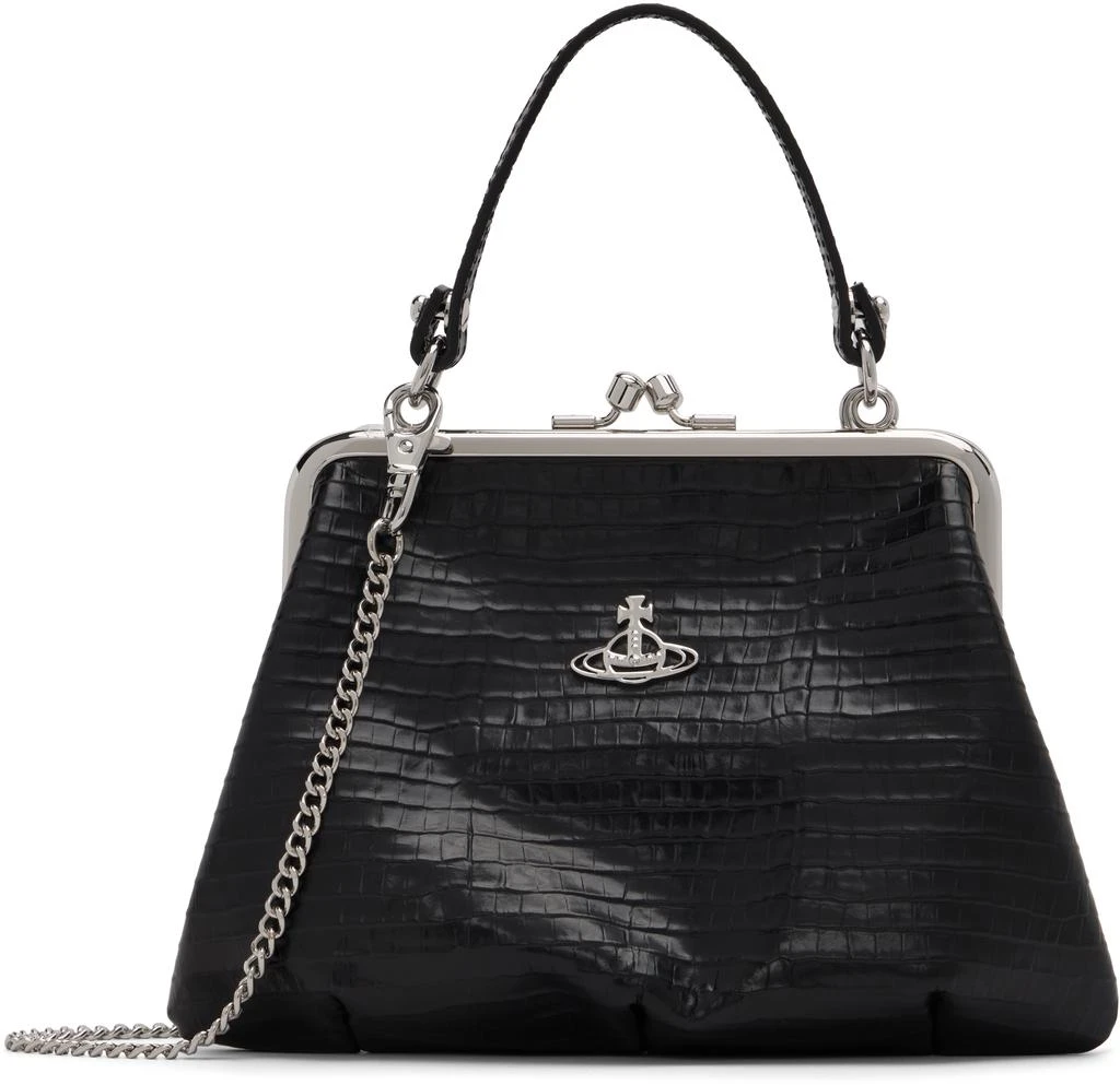 Vivienne Westwood Black Granny Frame Bag