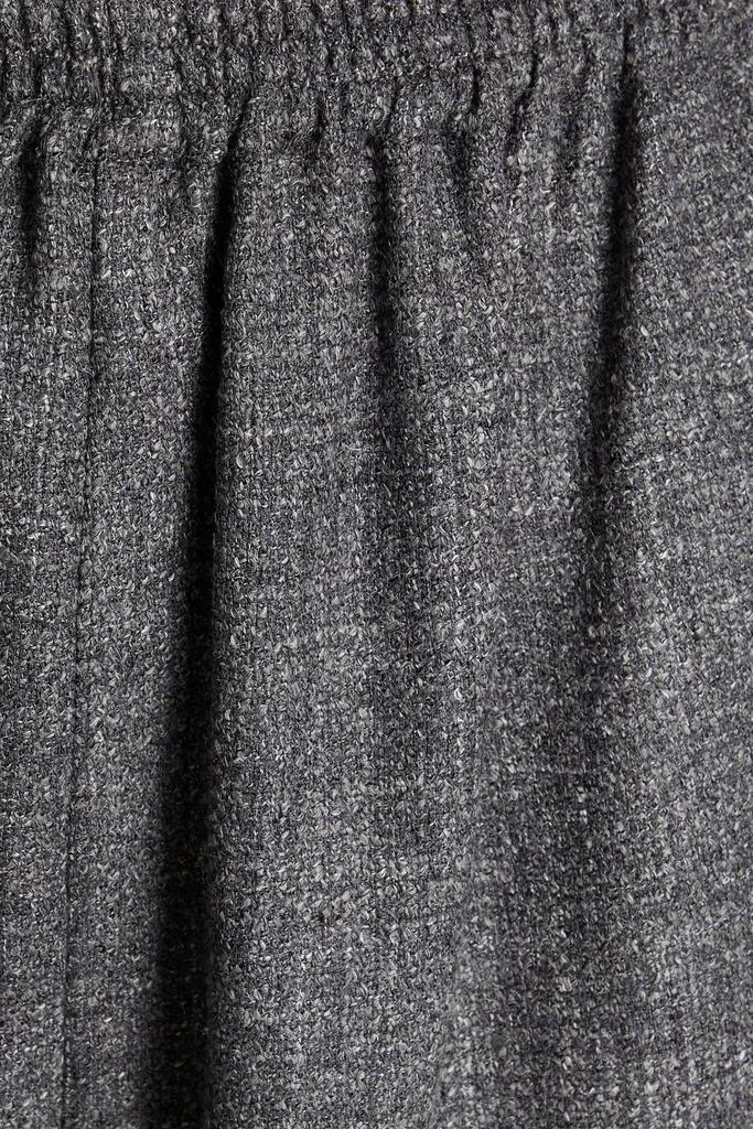 Eskandar Mélange alpaca-blend wide-leg pants 4