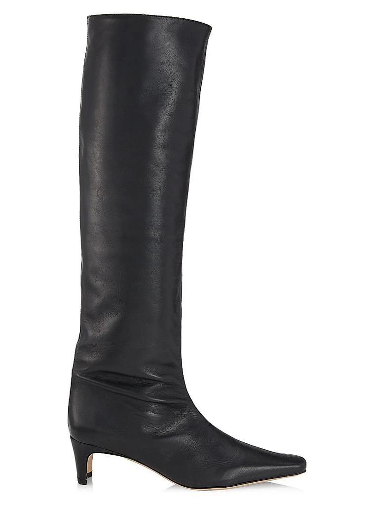 Staud Wally Leather Knee-High Boots 1