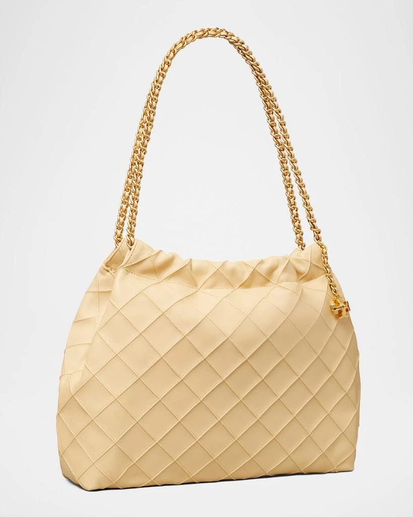 Tory Burch Fleming Chain Quilted Leather Hobo Bag 3