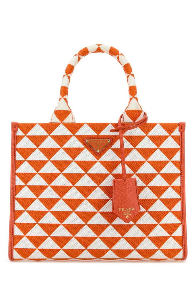 Embroidered Fabric Large Symbole Shopping Bag – On Sale Now