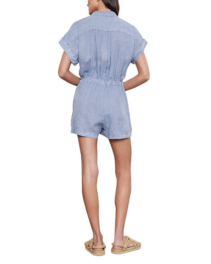 Velvet by Graham & Spencer Clare Linen Romper 2