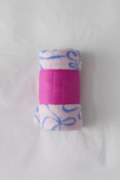 Urban Outfitters Printed Plush Throw Blanket 5